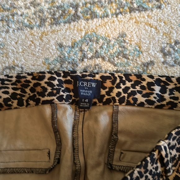 J Crew skinny leopard pants - Picture 2 of 2
